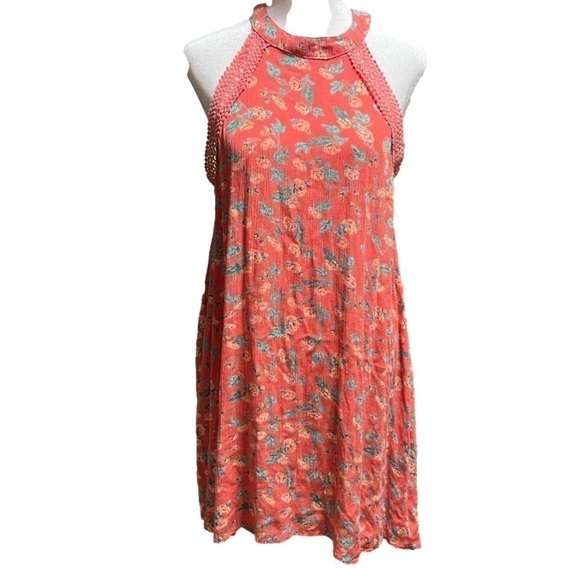 ANGIE Halter Flower Dress (Sz M) - Picture 1 of 9
